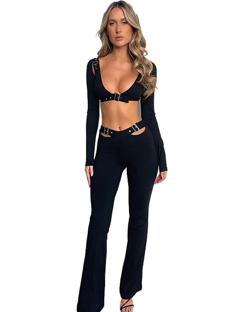 Load image into Gallery viewer, Women&#39;s High Waist Slim Pants Casual Suit
