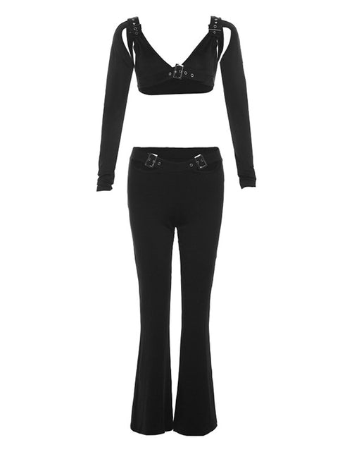 Load image into Gallery viewer, Women&#39;s High Waist Slim Pants Casual Suit
