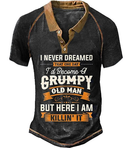 Outdoor Loose Lapel Short-sleeved Sweater