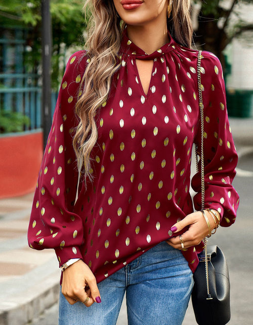 Load image into Gallery viewer, Women&#39;s Long-sleeved Shirt Temperament Commute Top
