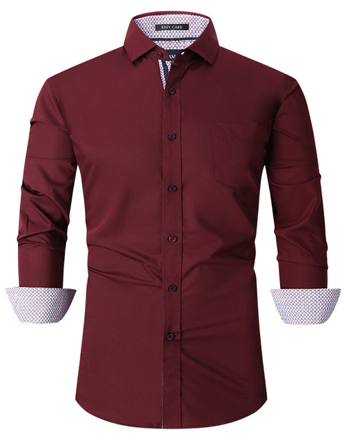 Load image into Gallery viewer, Men&#39;s Shirt Autumn And Winter Bamboo Textile
