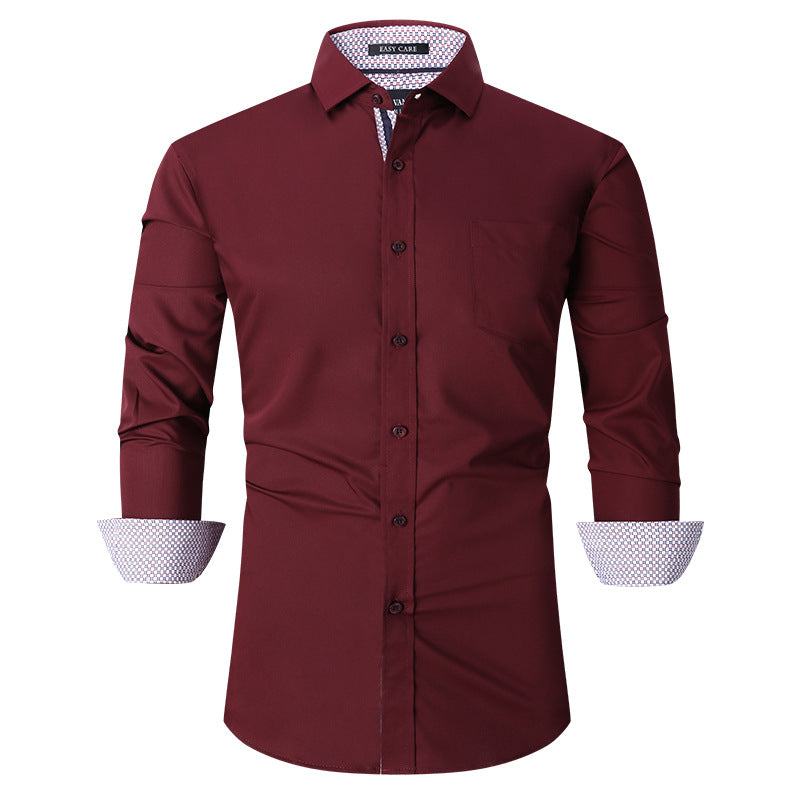 Men's Shirt Autumn And Winter Bamboo Textile