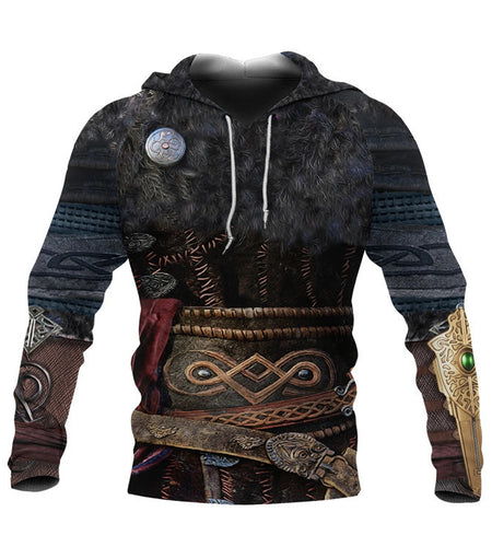 Viking Tattoo Game 3D Anime Sweater