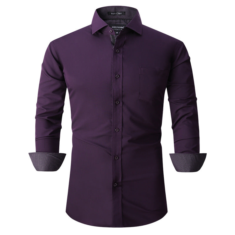 Men's Shirt Autumn And Winter Bamboo Textile