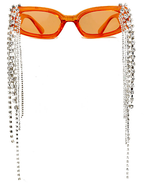 Load image into Gallery viewer, Individualized Small Box Handmade Diamond Tassel Sunglasses
