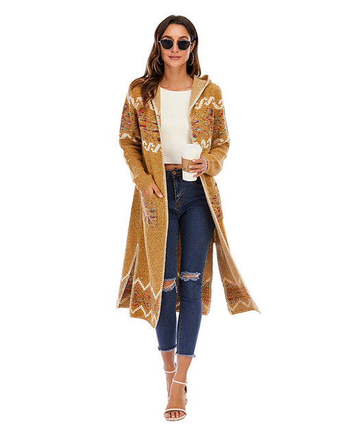 Load image into Gallery viewer, Sweater Large Coat Cardigan Sweater
