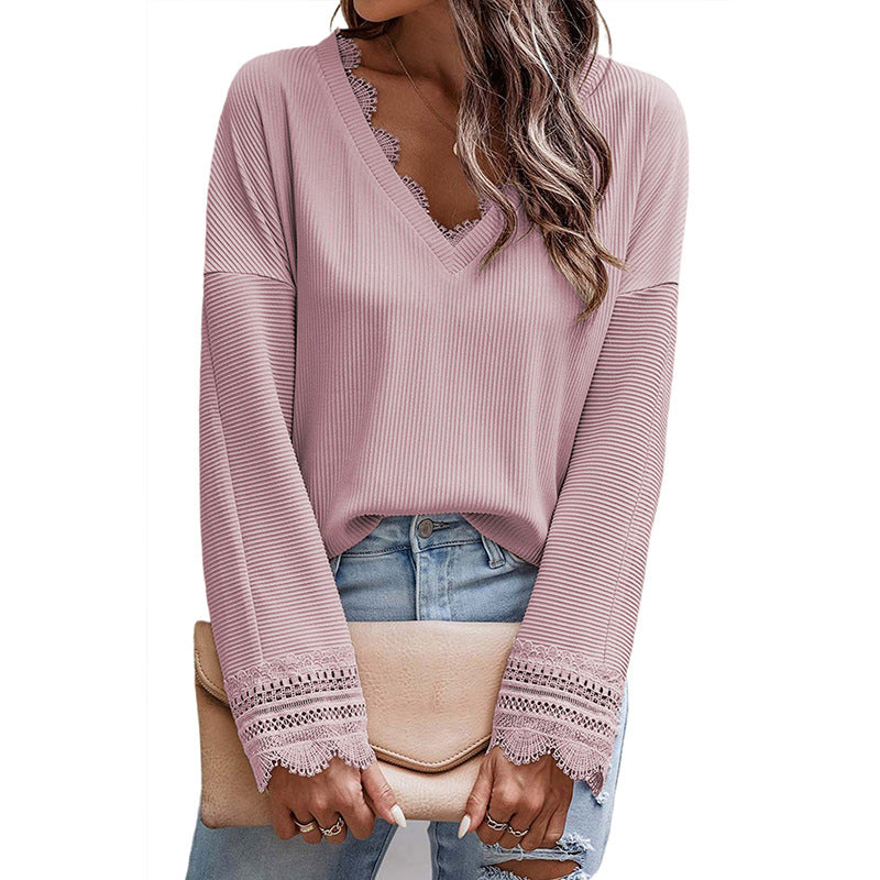 Simple All-match Solid Color Sweater