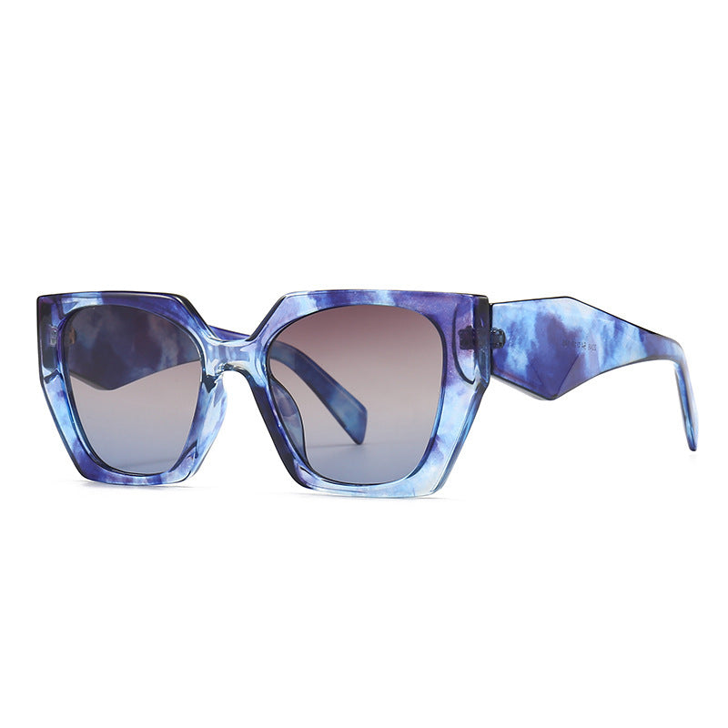 Polygonal Color Matching  Sunglasses Uv400 Retro