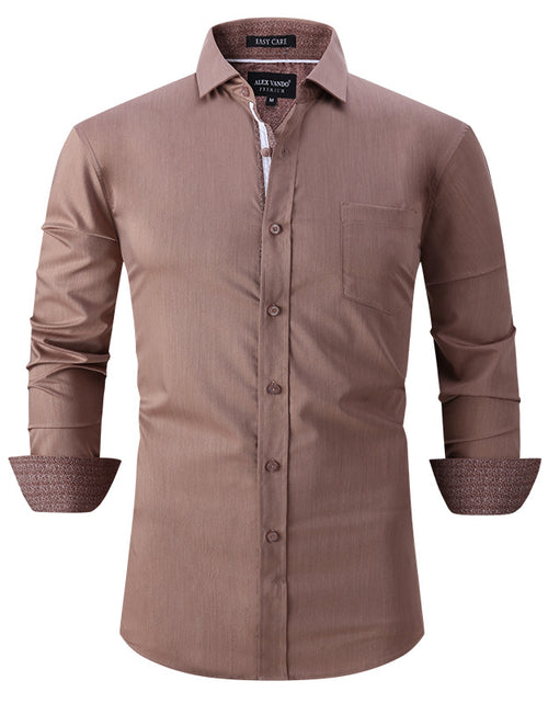 Load image into Gallery viewer, Men&#39;s Shirt Autumn And Winter Bamboo Textile
