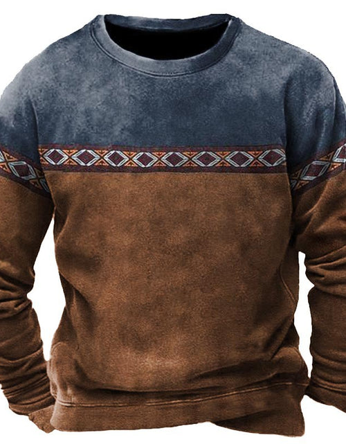 Load image into Gallery viewer, Crewneck Sweater Vintage Print Men
