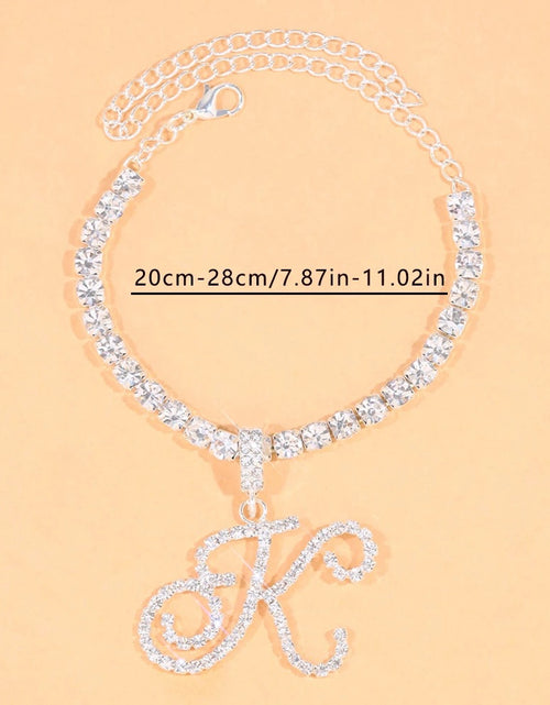 Load image into Gallery viewer, New Hip Hop Style Letter Fashion Simple Beach Shiny Rhinestone Foot Ornaments
