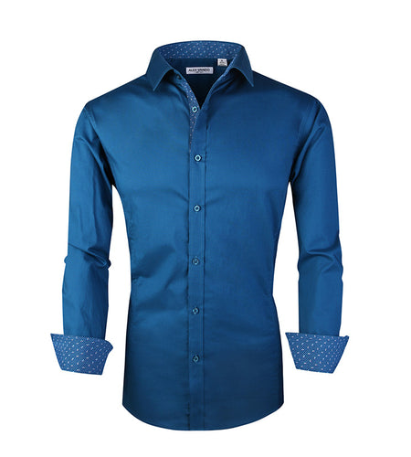 Men's Cotton Stretch Shirt Spring And Autumn Styles