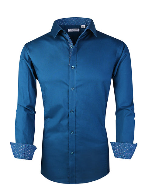 Load image into Gallery viewer, Men&#39;s Cotton Stretch Shirt Spring And Autumn Styles
