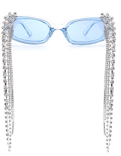 Load image into Gallery viewer, Individualized Small Box Handmade Diamond Tassel Sunglasses
