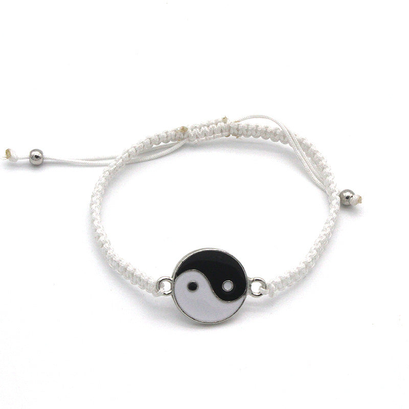 Alloy Eight-diagram-shaped Appetizer Braided Bracelet