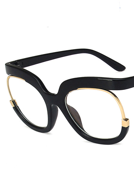 Large Frame Anti Blue Light Glasses Frame Owl