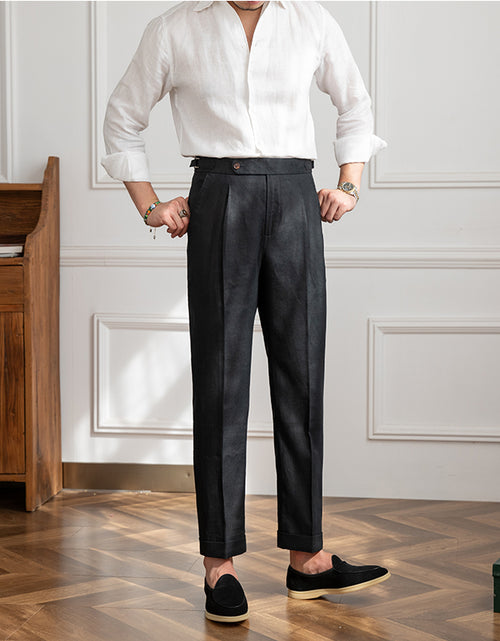 Load image into Gallery viewer, Men&#39;s Fashionable Linen Casual Pants
