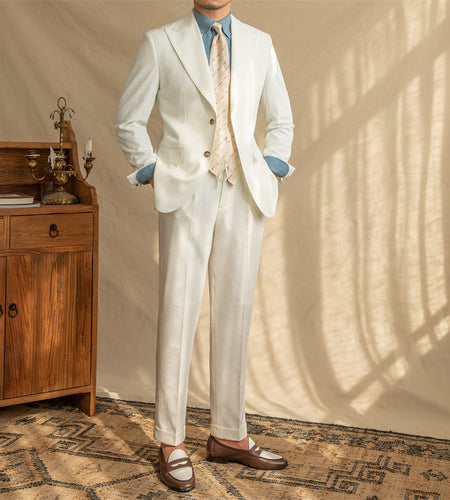 Bubble Yarn Breathable Half Lining Suit