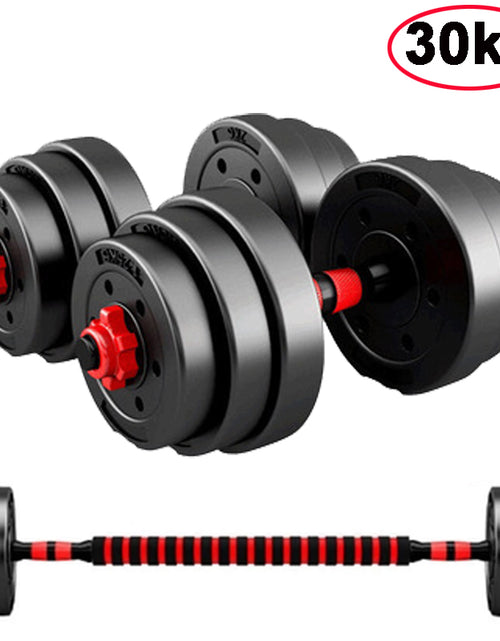 Load image into Gallery viewer, 10/15/20/30KG Steel Dumbbells Barbell Set Adjustable Gym Weights

