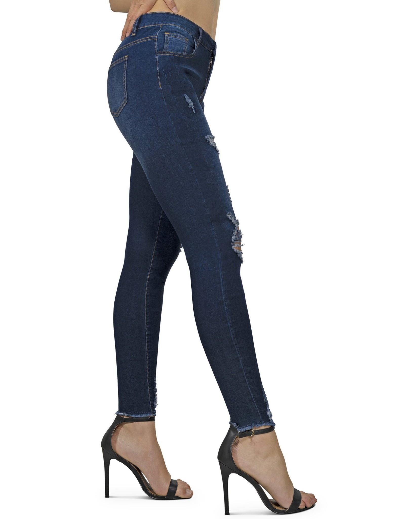 Arden Distressed Skinny Jeans