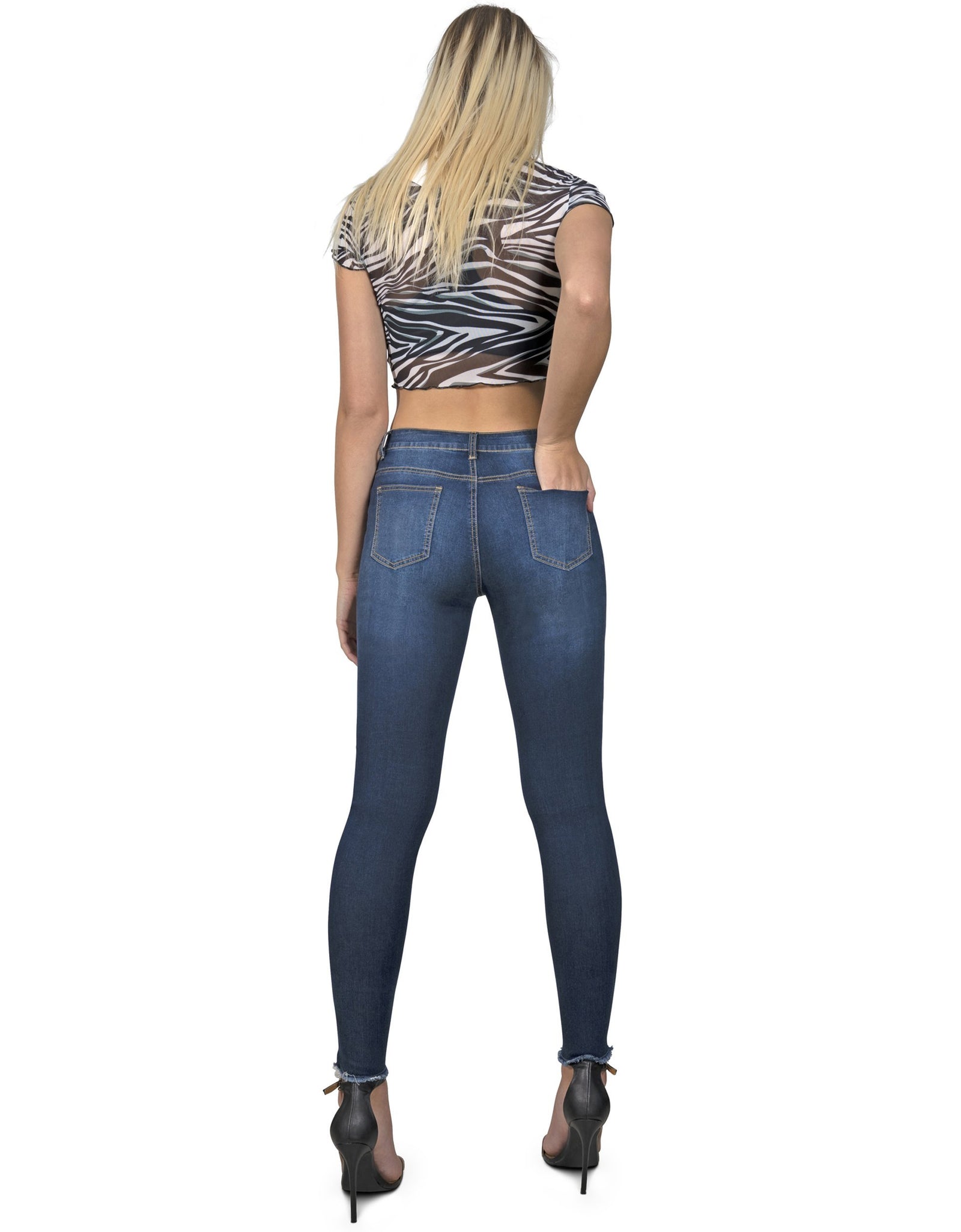 Arden Distressed Skinny Jeans