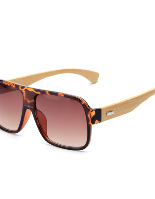 Load image into Gallery viewer, Wooden square sunglasses
