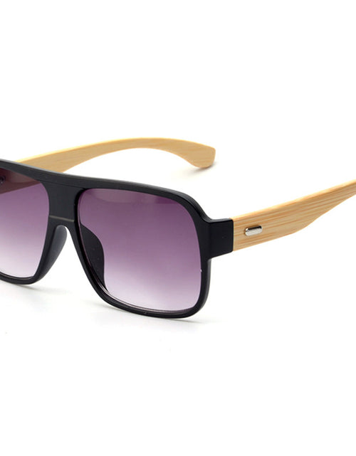 Load image into Gallery viewer, Wooden square sunglasses
