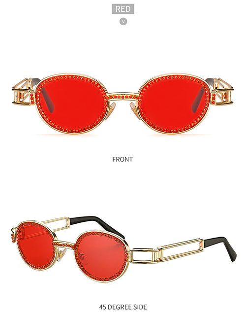 Load image into Gallery viewer, Diamond-studded Sunglasses
