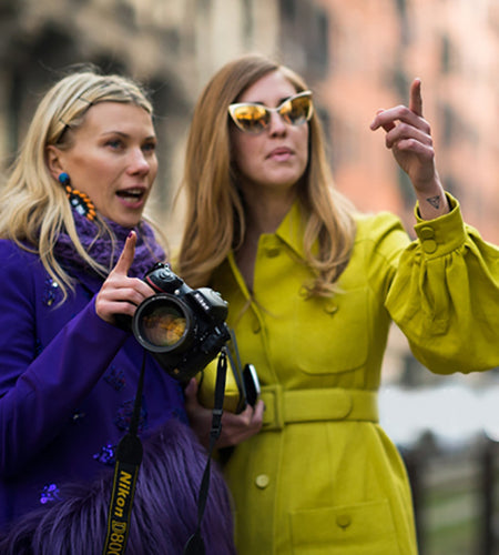 Metal cat eye sunglasses