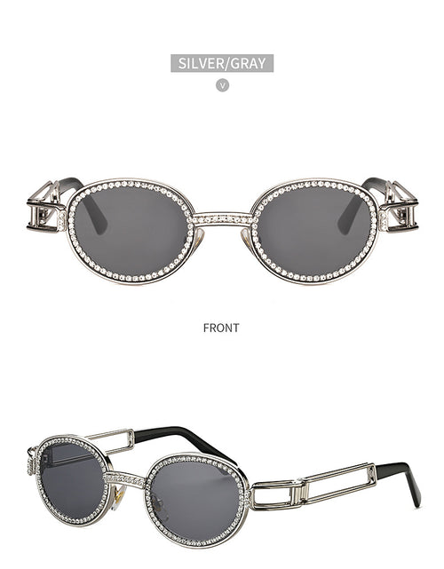 Load image into Gallery viewer, Diamond-studded Sunglasses
