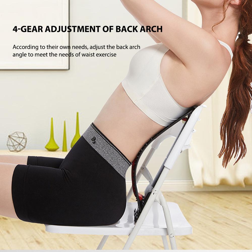 Back Massage Stretcher  Neck Waist Pain Relief Fitness Equipment SP