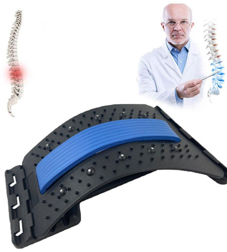 Back Massage Stretcher  Neck Waist Pain Relief Fitness Equipment SP