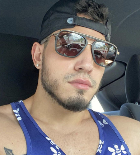 Square Retro Toad Sunglasses