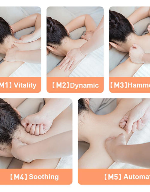 Load image into Gallery viewer, PGG Folding Portable Neck Massager 5 Modes Massage Pulse Infrared SP
