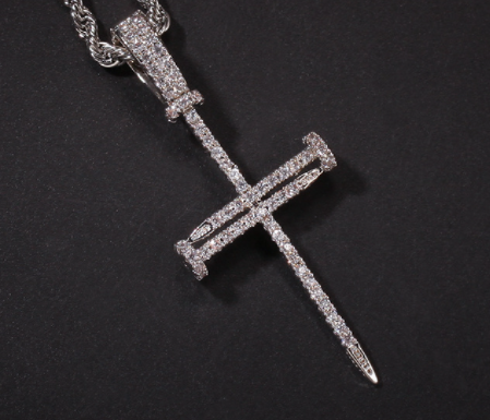 Cross Pendant Hip Hop Necklace