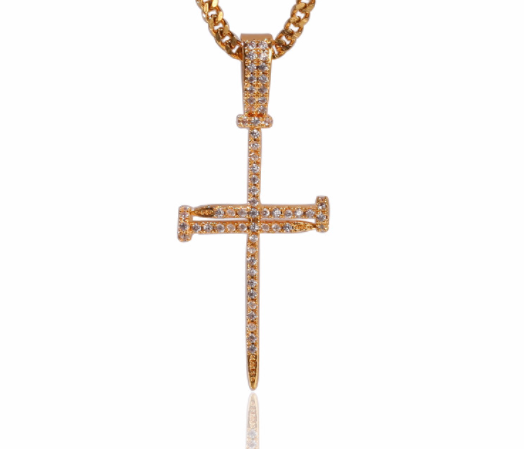 Cross Pendant Hip Hop Necklace