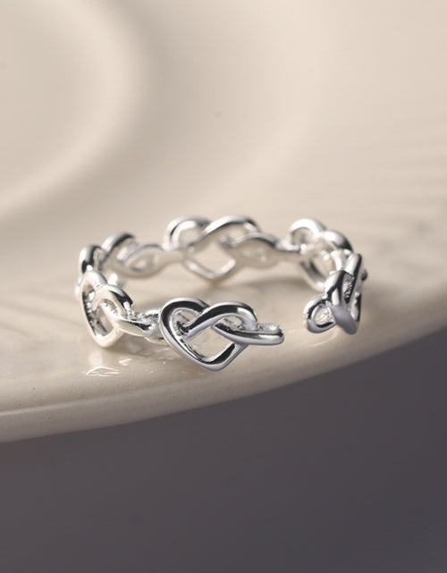 Load image into Gallery viewer, Sterling Silver Love Rings
