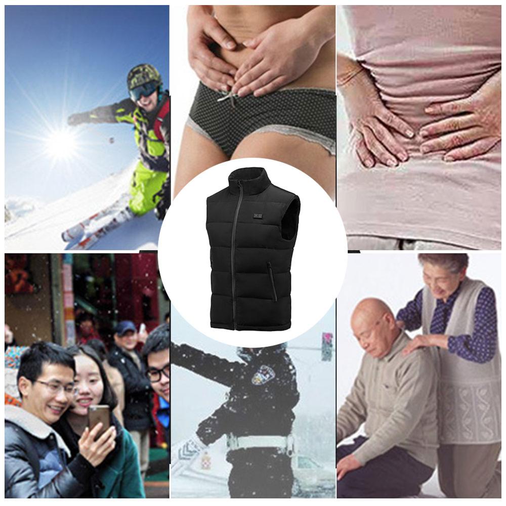 USB Charging Electric Heated Body Warmer Down Vest