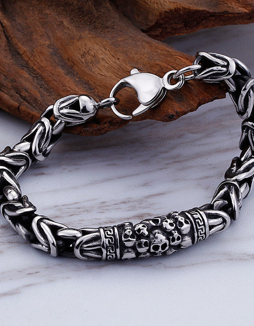 Load image into Gallery viewer, Men,s Braided Chain Bracelet
