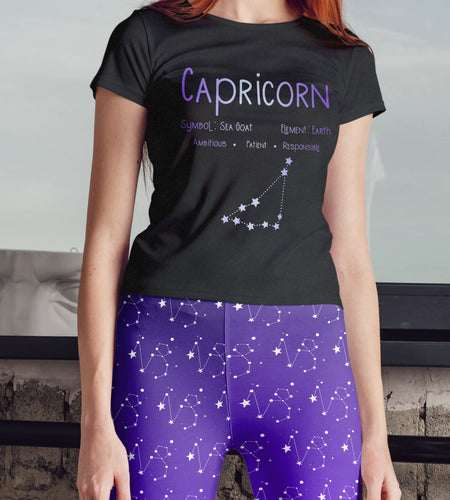 Capricorn Leggings Top Matching Set
