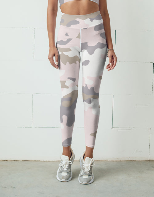 Load image into Gallery viewer, Pink Camo Leggings, Capris, Shorts
