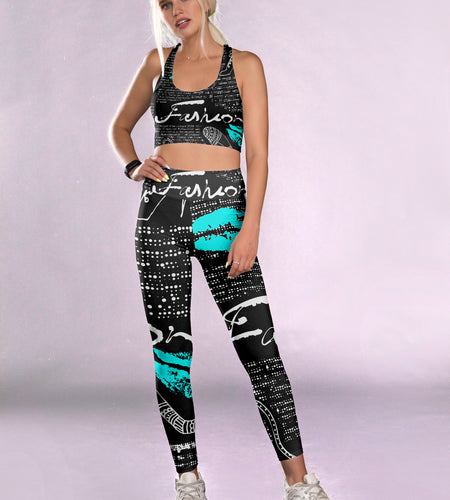 Black Fashion Fitness Set