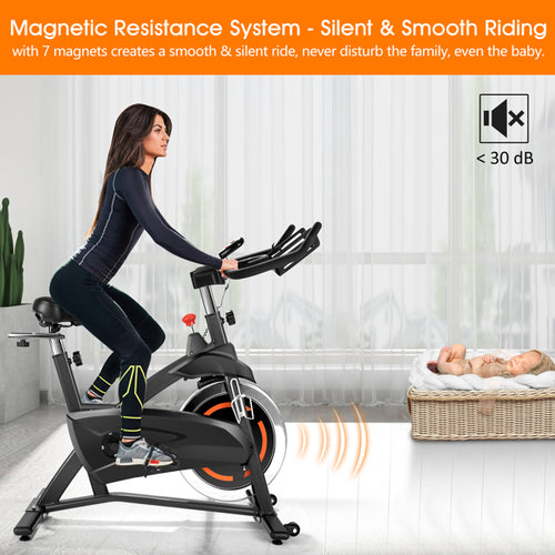 Load image into Gallery viewer, Indoor Spin Bike Cycling Stationary Exercise Bikes for Home Gym
