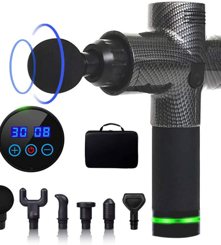 Coseey Fitness F9 30 Speeds Premium 6 Heads  Handheld Massager