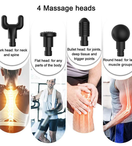 Coseey Fitness F9 30 Speeds Premium 6 Heads  Handheld Massager