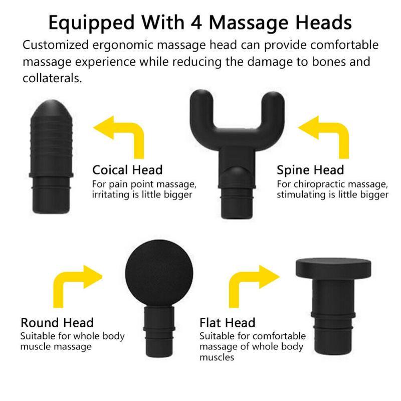 Coseey Fitness F9 30 Speeds Premium 6 Heads  Handheld Massager